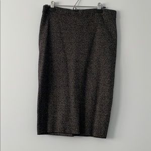 ICÔNE grey stretchy pencil skirt